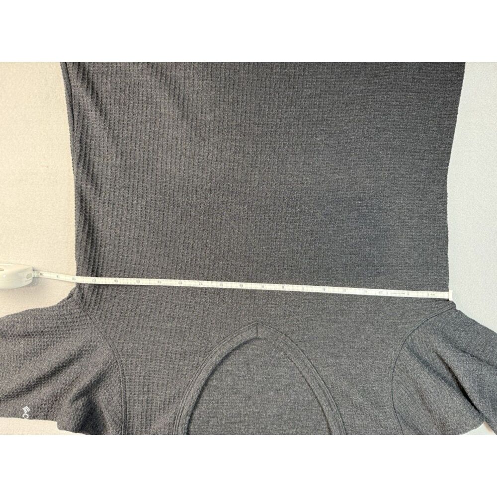 Columbia Women's Dark Gray Thermal V-Neck Long Sleeve Top Size Medium - Picture 12 of 12